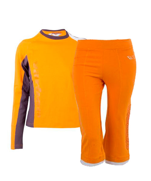 PACK VARLION CAMISETA INCA Y PANTALN CORTO NARANJA